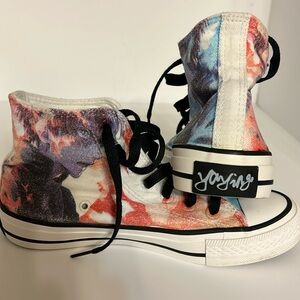 Yaying high tops gently worn. men’s size 4 women 5.5 AS IS no returns